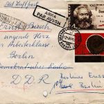 Briefumschlag adressiert an Ernst Busch