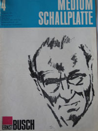 Ernst Busch-Cover 1967 (Zeichnung: Thomas Marquard)